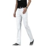 Jeans desgastados blancos de denim desgastado para hombre 