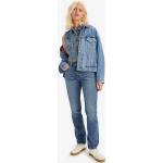 Jeans azules de algodón de corte recto rebajados LEVI´S para mujer 
