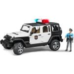 Jeep Wrangler Unlimited Rubicon Vehículo de Policía con figura - BRUDER