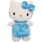 Peluches azules de felpa Hello Kitty de 17 cm infantiles 