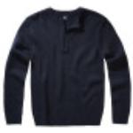 Jerséis azul marino de jersey cuello redondo tallas grandes con cuello redondo de punto Brandit talla XXL para hombre 