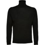 Jerséis negros de jersey cuello vuelto manga larga con cuello alto de punto Prada para hombre 
