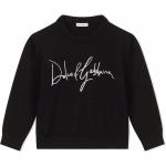 Jerséis negros de jersey de punto infantiles rebajados con logo Dolce & Gabbana 10 años 