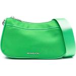 Bolsos satchel verdes de piel con logo Michael Kors para mujer 
