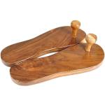 Sandalias marrones de madera de verano talla 23 para mujer 