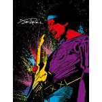 Jimi Hendrix Pintura Lienzo de 60 x 80 cm, Multico