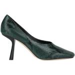 Zapatos verdes de cuero de tacón serpiente Jimmy Choo talla 35 para mujer 