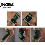JINGBA-protector de rodilla de vendaje de nailon, pulsera de apoyo, tobillera, coderas, protectores