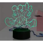 Lámparas LED multicolor de vidrio Disney 