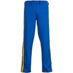 Pantalones azules de capoeira con rayas Jl Sport talla XL para hombre 