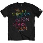 John Lennon Camiseta de manga corta Shine On Black 2XL
