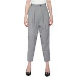 Pantalones chinos grises de poliester rebajados con rayas JOHN RICHMOND talla XS para mujer 