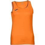 Camisetas deportivas naranja fluorescente de poliester sin mangas Joma para mujer 