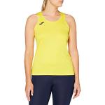Camisetas deportivas amarillas de poliester sin mangas Joma para mujer 