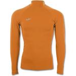 Camisetas térmicas naranja de poliamida rebajadas manga larga con cuello alto Clásico Joma Brama talla XL 