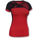 Camisetas deportivas rojas Joma para mujer 