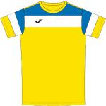 Joma Camiseta Manga Corta Iv Cotton Crew M Yellow / Royal