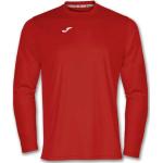 Camisetas deportivas rojas de poliester rebajadas manga larga Joma para hombre 