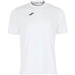 Camisetas deportivas blancas manga corta con logo Joma para hombre 