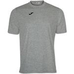 Camisetas deportivas grises manga corta transpirables con logo Joma talla XS para mujer 