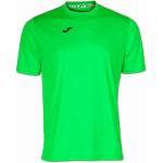 Camisetas deportivas verdes fluorescentes manga corta con logo Joma talla XXS para hombre 
