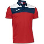 Joma Crew Camiseta Polo, Hombres, Rojo-600, 4XS