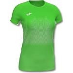 Joma Elite Camiseta Running, Niñas, Verde Fluor, 2