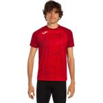 Camisetas deportivas rojas de poliester rebajadas manga corta de punto Joma Elite talla S para hombre 