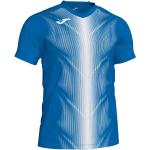 Camisetas azules de tejido de malla rebajadas Joma Olimpia talla S para hombre 