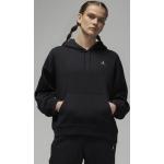 Sudaderas negras con capucha Brooklyn Nets Nike Jordan para mujer 