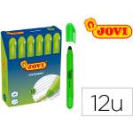 Lápices verdes fluorescentes de cartón Jovi 