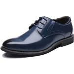 Zapatos azules de goma con cordones rebajados con cordones formales talla 46 para hombre 