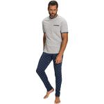 Pantalones azul marino con pijama tallas grandes de punto talla 7XL para hombre 