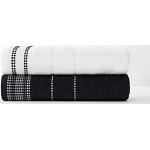 Juegos de toallas negros de algodón 70x120 