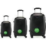 Set de maletas negras de goma de 85l con aislante térmico 