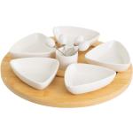 Sets de platos blancos de porcelana rebajados LOLAhome 30 cm de diámetro 