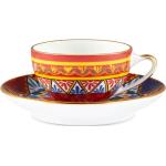 Tazas rojas de porcelana de té  metálico Dolce & Gabbana 