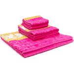 Juegos de toallas rosas de algodón barrocos VERSACE 