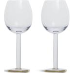 Copas doradas de vidrio de vino Lsa International 