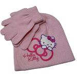 Guantes rosas de poliester de invierno infantiles Hello Kitty 6 años para niño 