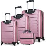 Set de maletas grises de goma con aislante térmico en pack de 4 piezas para mujer 
