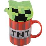 Cuberterías multicolor de cerámica Minecraft Paladone 