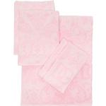 Juegos de toallas rosa pastel de algodón Dolce & Gabbana 