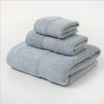 Juegos de toallas grises de algodón 70x140 
