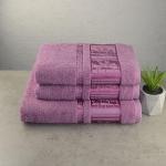 Juegos de toallas verdes de algodón 70x140 