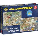 Jumbo - Puzzle Safari & Storm, 2 x 1000 Piezas (619001)
