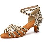 Zapatos de sintético de tacón con tacón cubano leopardo talla 38 para mujer 