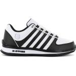 K-Swiss Rinzler - Zapatos de Cuero para Hombre Blanco-Negro 01235-944-M Zapatillas Deportivas ORIGINAL
