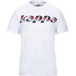 Camisetas blancas de algodón de manga corta manga corta con cuello redondo con logo Kappa talla XL para hombre 