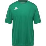 Camisetas verdes de poliester de manga corta tallas grandes manga corta con cuello redondo con logo Kappa talla XS para hombre 